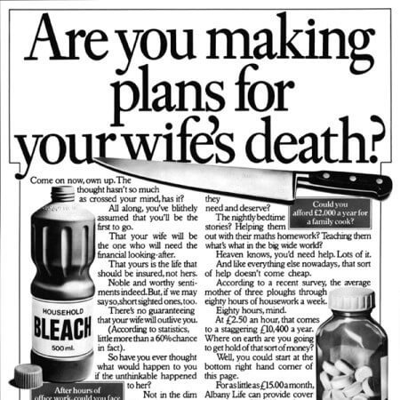 Are you making plans for your wife’s death?